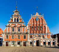 Riga House of Blackheads front facade
